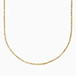 Effy Jewelry 14K Yellow Gold Figaro Rope Chain Necklace 18" | Necklaces & Pendants