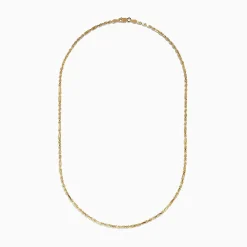 Effy Jewelry 14K Yellow Gold Figaro Rope Chain Necklace 18" | Necklaces & Pendants