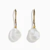 Effy Jewelry 14K Yellow Gold Fresh Water Keshi Pearl Drop Earrings | Earrings