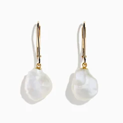 Effy Jewelry 14K Yellow Gold Fresh Water Keshi Pearl Drop Earrings | Earrings