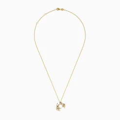 Effy Jewelry 14K Yellow Gold Freshwater Pearl, Pink Sapphire and Diamond Crab Pendant | Necklaces & Pendants