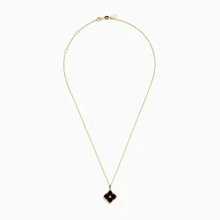 Effy Jewelry 14K Yellow Gold Garnet and Diamond Pendant | Necklaces & Pendants