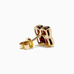 Effy Jewelry 14K Yellow Gold Garnet and Diamond Earrings | Earrings
