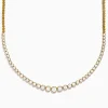 Effy Jewelry 14K Yellow Gold Graduated Diamond Tennis Necklace | Necklaces & Pendants