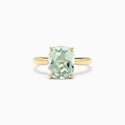Effy Jewelry 14K Yellow Gold Green Amethyst Ring, 3.95 TCW | Rings