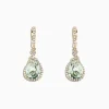 Effy Jewelry 14K Yellow Gold Green Amethyst and Diamond Drop Earrings, 7.03 TCW | Earrings