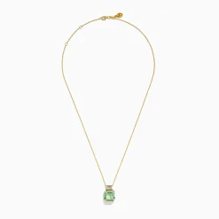Effy Jewelry 14K Yellow Gold Green Amethyst and White Topaz Pendant | Necklaces & Pendants