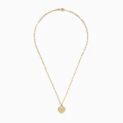 Effy Jewelry 14K Yellow Gold Heart on a Paperclip Chain Necklace | Necklaces & Pendants