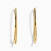 Effy Jewelry 14K Yellow Gold Hollow Bypass Hoop Earrings | Earrings