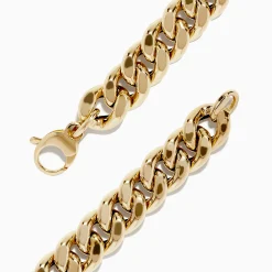 Effy Jewelry 14K Yellow Gold Hollow Curb Chain Bracelet 7.5" | Bracelets
