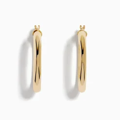 Effy Jewelry 14K Yellow Gold Hollow Round Hoop Earrings | Earrings