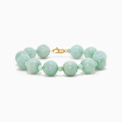 Effy Jewelry 14K Yellow Gold Jade Beaded Bracelet | Bracelets
