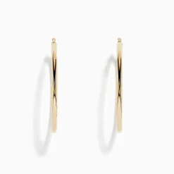 Effy Jewelry 14K Yellow Gold Large Tube Hoop Earrings | Earrings