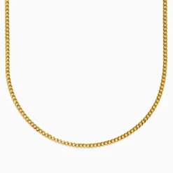 Effy Jewelry 14K Yellow Gold 2.7mm Solid Oval Curb 24" Chain | Mens | Accessories