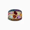 Effy Jewelry 14K Yellow Gold Multi Color Gemstone and Diamond Ring | Rings