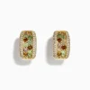 Effy Jewelry 14k Yellow Gold Multi Color Diamond Huggie Earrings | Earrings