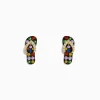 Effy Jewelry 14K Yellow Gold Multi Color Sapphire and Diamond Sandal Earrings | Earrings
