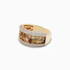 Effy Jewelry 14K Yellow Gold Multi Color Diamond Ring | Rings
