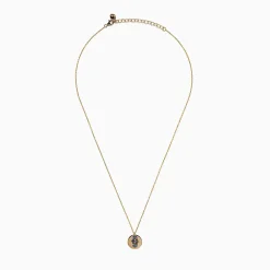 BH Multi 14K Yellow Gold Multi Sapphire and Diamond Hamsa Necklace, 0.33 TCW | Necklaces & Pendants