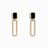 Effy Jewelry 14K Yellow Gold Onyx Paperclip Drop Earrings | Earrings