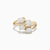 Effy Jewelry 14K Yellow Gold Opal and Diamond Bypass Ring | Rings
