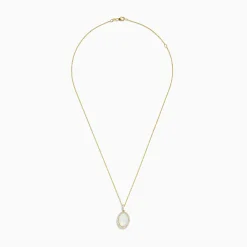 Effy Jewelry 14K Yellow Gold Opal and Diamond Pendant | Necklaces & Pendants