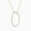 Effy Jewelry 14K Yellow Gold Oval Pendant | Necklaces & Pendants