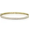 Effy Jewelry 14K Yellow Gold Pave Classica Diamond Bangle, 3.15 TCW | Bracelets