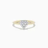 Effy Jewelry 14K Yellow Gold Pave Diamond Heart Ring | Rings