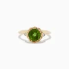 BH Multi 14K Yellow Gold Peridot and Diamond Ring | Rings