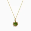 Effy Jewelry 14K Yellow Gold Peridot and Diamond Pendant | Necklaces & Pendants