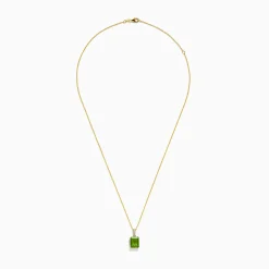 BH Multi 14K Yellow Gold Peridot and Diamond Pendant | Necklaces & Pendants