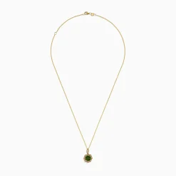 Effy Jewelry 14K Yellow Gold Peridot and Diamond Pendant | Necklaces & Pendants