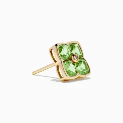 Effy Jewelry 14K Yellow Gold Peridot and Diamond Earrings | Earrings