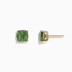 BH Multi 14K Yellow Gold Peridot Stud Earrings, 4.50 TCW | Earrings