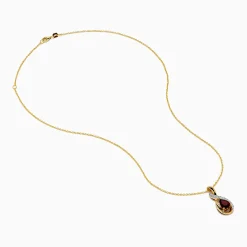 Effy Jewelry 14K Yellow Gold Rhodolite and Diamond Pendant | Necklaces & Pendants
