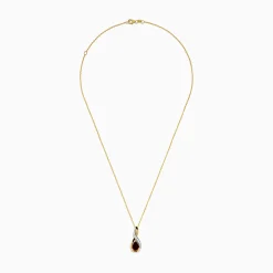 Effy Jewelry 14K Yellow Gold Rhodolite and Diamond Pendant | Necklaces & Pendants