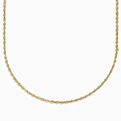 Effy Jewelry 14K Yellow Gold Rope 18" Chain | Necklaces & Pendants