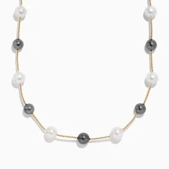 Effy Jewelry 14K Yellow Gold Tahitian and Fresh Water Pearl Necklace | Necklaces & Pendants