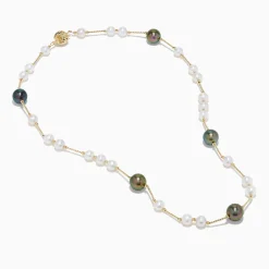 Effy Jewelry 14K Yellow Gold Tahitian and Freshwater Pearl Necklace | Necklaces & Pendants