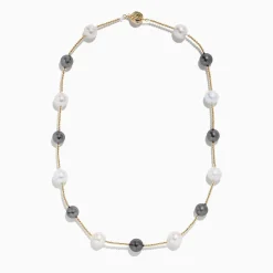 Effy Jewelry 14K Yellow Gold Tahitian and Fresh Water Pearl Necklace | Necklaces & Pendants