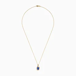 Effy Jewelry 14K Yellow Gold Tanzanite Faux-Triple Bezel Pendant | Necklaces & Pendants