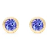 Effy Jewelry 14K Yellow Gold Tanzanite Stud Earrings, 0.91 TCW | Earrings