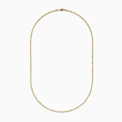 Richline Group 14K Yellow Gold Woven Rope Chain 18" | Accessories