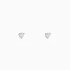 Effy Jewelry 14 Karat White Gold Diamond Stud Earrings with 0.20TCW Round Diamonds | Earrings