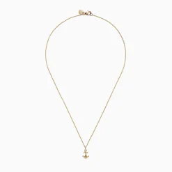 Effy Jewelry Kidz 14K Yellow Gold Diamond Anchor Necklace, 0.01 TCW | Necklaces & Pendants