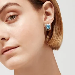 Effy Jewelry 925 Lagoon Sterling Silver Blue Topaz Earrings, 4.50 TCW | Earrings