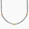 Effy Jewelry Men's 925 Sterling Silver and Yellow Gold Plated Necklace | Mens