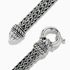 BH Multi Men's 925 Sterling Silver Braided Chain Malachite Bracelet 10.20 TCW | Mens