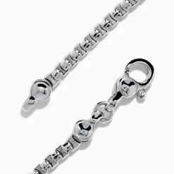 Effy Jewelry Men's 925 Sterling Silver u0026 18K Yellow Gold Black Spinel Bracelet | Mens